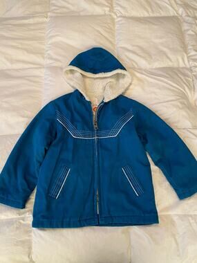 Vintage Montgomery Ward kids warm lined winter coat